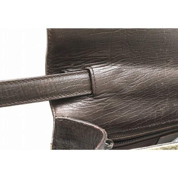 Gucci GG Plus GG Supreme Shoulder Bag Khaki Beige Brown - Picture 7 of 9